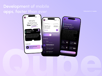 Development of Mobile Apps ai development mobile apps saas ui