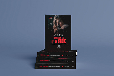Book Cover Design - A Síndrome do Amor Bandido: Hibristofilia book book cover branding capa de livro design design gráfico editorial graphic design inspiration inspiração