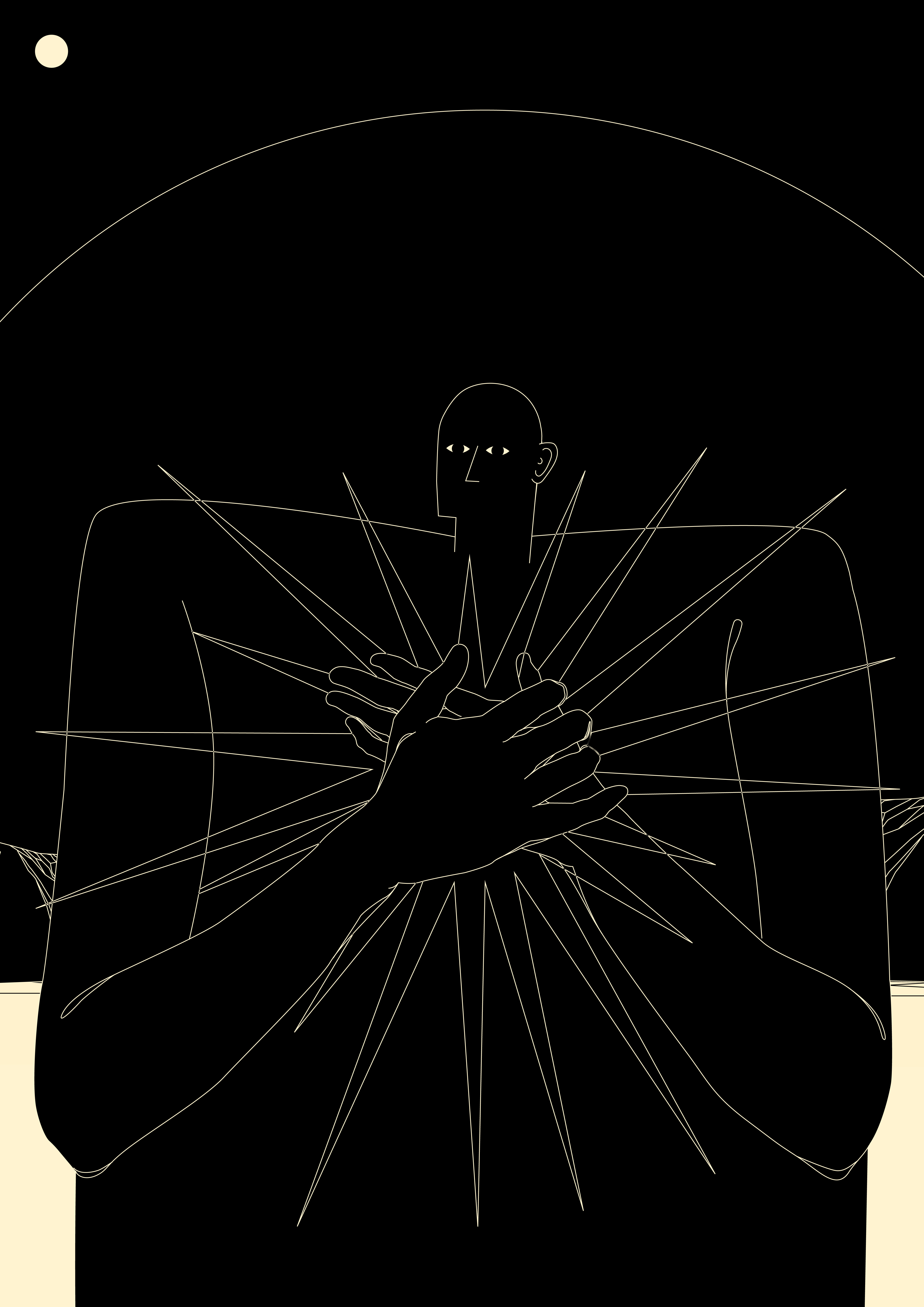 Precious abstract composition conceptual illustration design dual meaning feelings illustration laconic lines meaning mental health minimal poster precious psychology self love