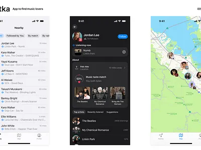 Notka App apple ios mobile ui