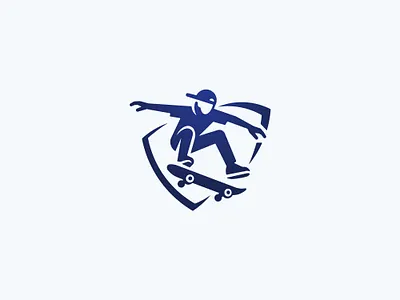 Elegant skater boy logo unused for sale abstract airborne app icon business logo dynamic futuristic gaming innovative logo lifestyle mascot rider shield skate logo skateboarder sports sports branding symbol mark urban youth