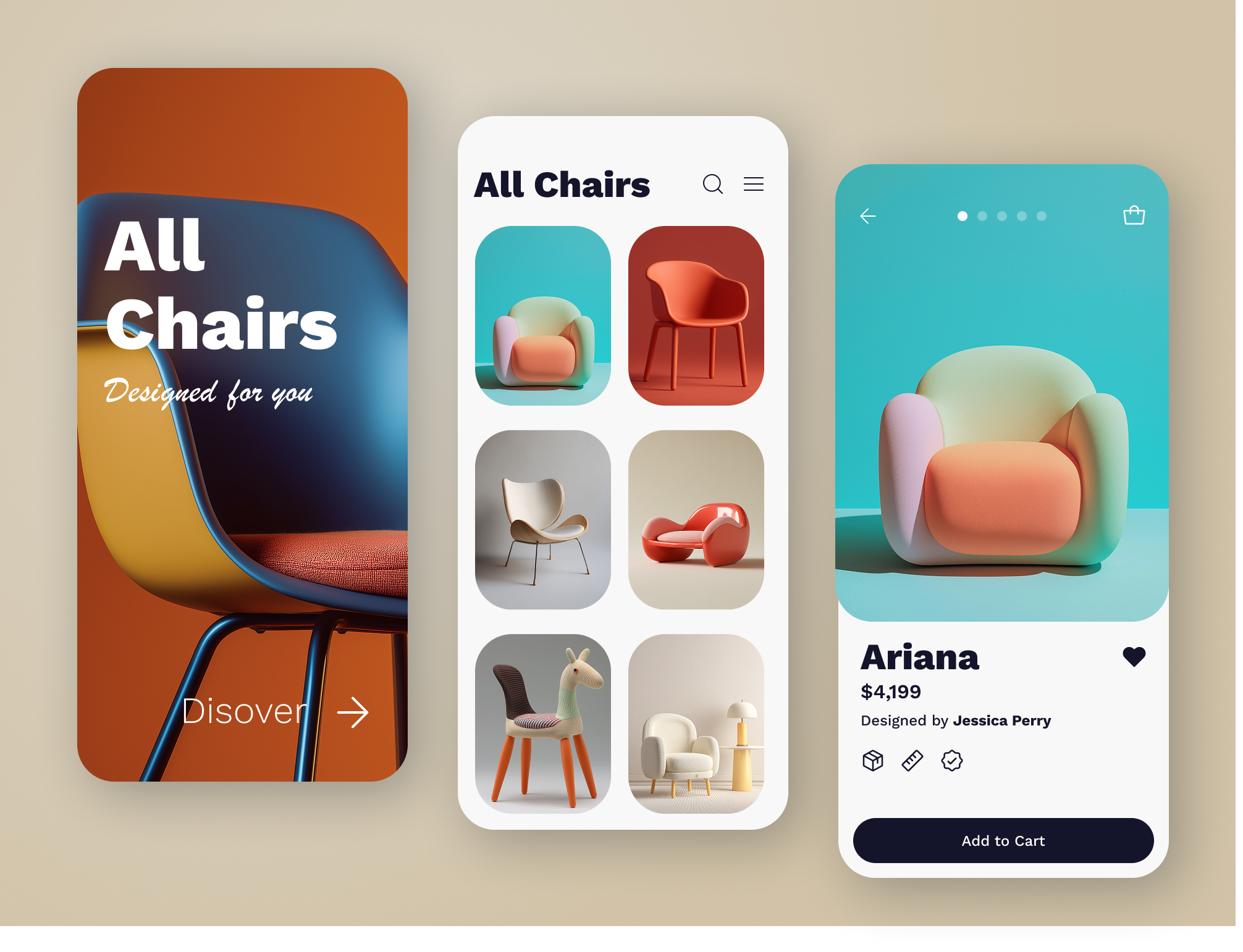 Example of Minimal Mobile App Design