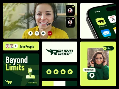 🦏 RhinoRoof — Beyond Limits antor branddesign brandidentity branding corporateidentity creative designinspiration dribbble graphicdesign lettermark logo logodesign mdamdadulhaq minimalist modernlogo rhino rhinologo rlogo strongbrand visualidentity