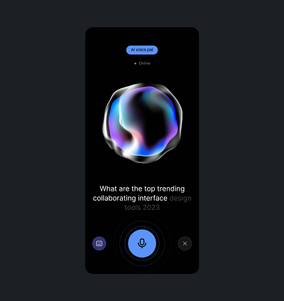 AI voice chat buddy branding dashboard design graphic design illustration logo product design ui ux web app