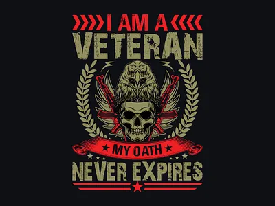 "Unveiling My New Veteran T-Shirt Design!"