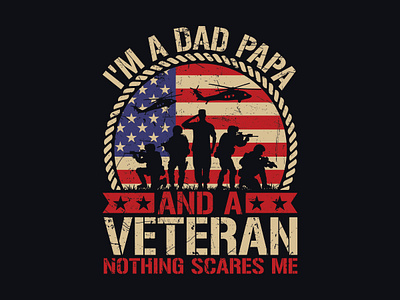 "Unveiling My New Veteran T-Shirt Design!"
