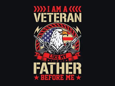 "Unveiling My New Veteran T-Shirt Design!"