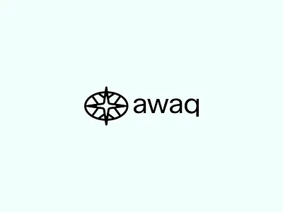 Awaq Logo Design bold logo branding creative logo culture logo dark mode graphic design logo logo design media logo minimalist logo modern logo