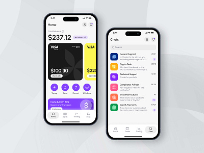 Mobile Banking | Banking App | NeoBank | Digital Bank | Fintech app design app interface bank card banking app digital bank financial financial control mobile mobile app design mobile banking mobile design mobile interface mobile wallet modern banking money management personal finance product design smart banking transaction history ui ux