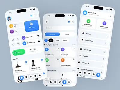 Smart Home Mobile App controller app dribbble home control app homeautomation mobile mobile app mobile app design mobile ui mobileapp smart home app smart living app smarthome uiux