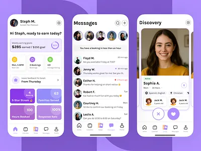 Keiki — Family & Childcare Connection App figma homepage landing page ui ui design uiux uiux design ux ux design welldux