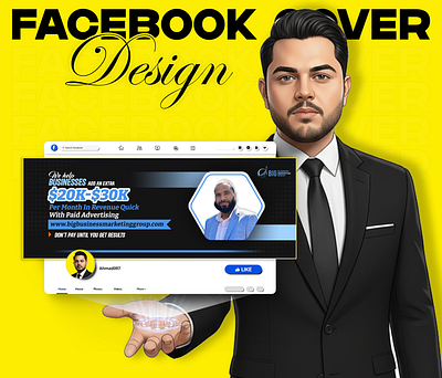 New Facebook Cover Design Completed! 🚀🎨 3d animation banner branding cover facebook cover facebook post graphic design logo motion graphics social media social media kit ui
