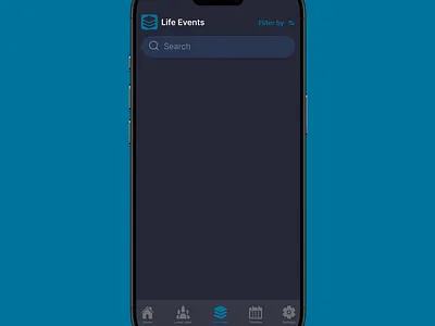 Life event Mobile App design figma mobile uiux