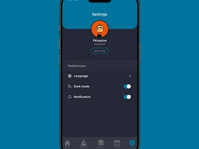 Life events settings mobile design figma landing page mobile uiux