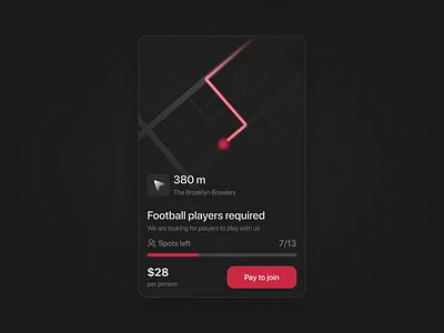 Sports Card card sports app sports card ui