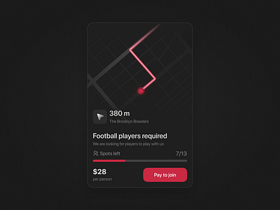 Sports Card card sports app sports card ui