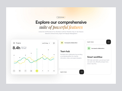 Taskaroo - HR & Project Management Platform application chart design elementor framer hr landing management page payroll platform project saas software task tools ui webflow website wordpress