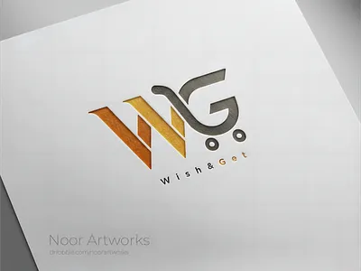 Wish & Get E-commerce Logo Design: Modern Shopping Cart Brandin logo startup branding