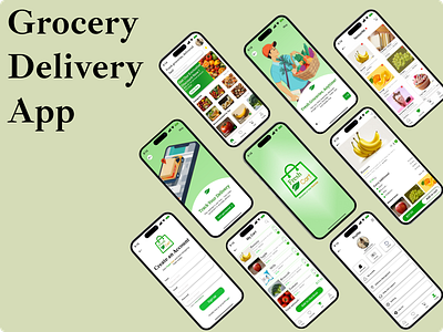 Grocery delivery app app ui branding cart design design design for social e commerce app design graphic design grocery app design home page illustraton logo mobile app mobile app ui onboardingscreen profilepage splash screen ui ui design uiux ux