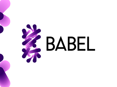 Babel, communication tech and translation company logo design abstract atoms babel chaos coding communiction complex data foreign languages letter mark monogram logo logo design multiplicity order protocols saas logo system tech technology translation