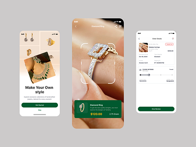 Jewellery App app app design app ui diamond app diamond jewellery app ecommerce ecommerce app ecommerce app design fashion app ios app jewellery app mobile app online shopping product design shopping app ui uiux ux