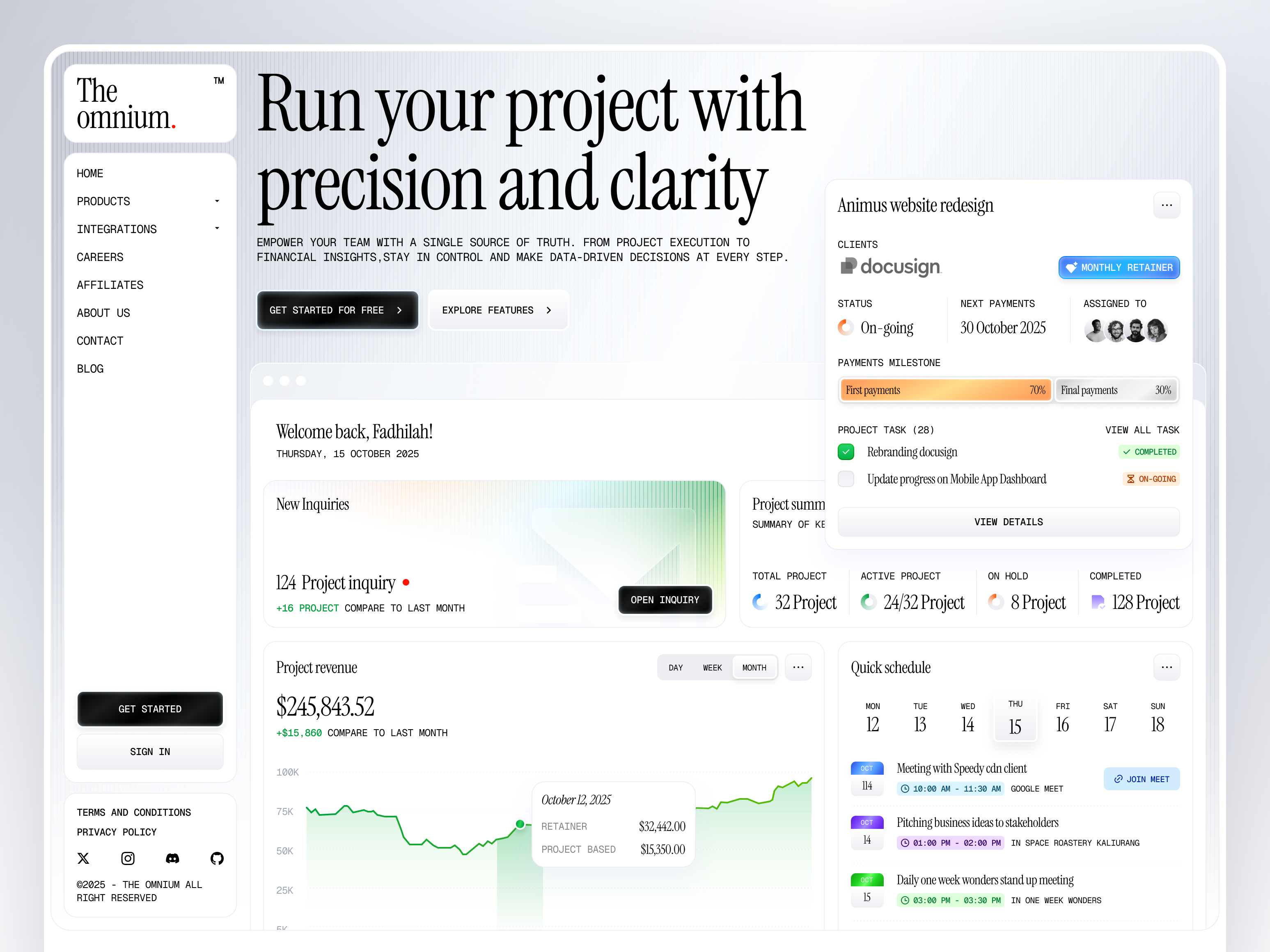 Example service media