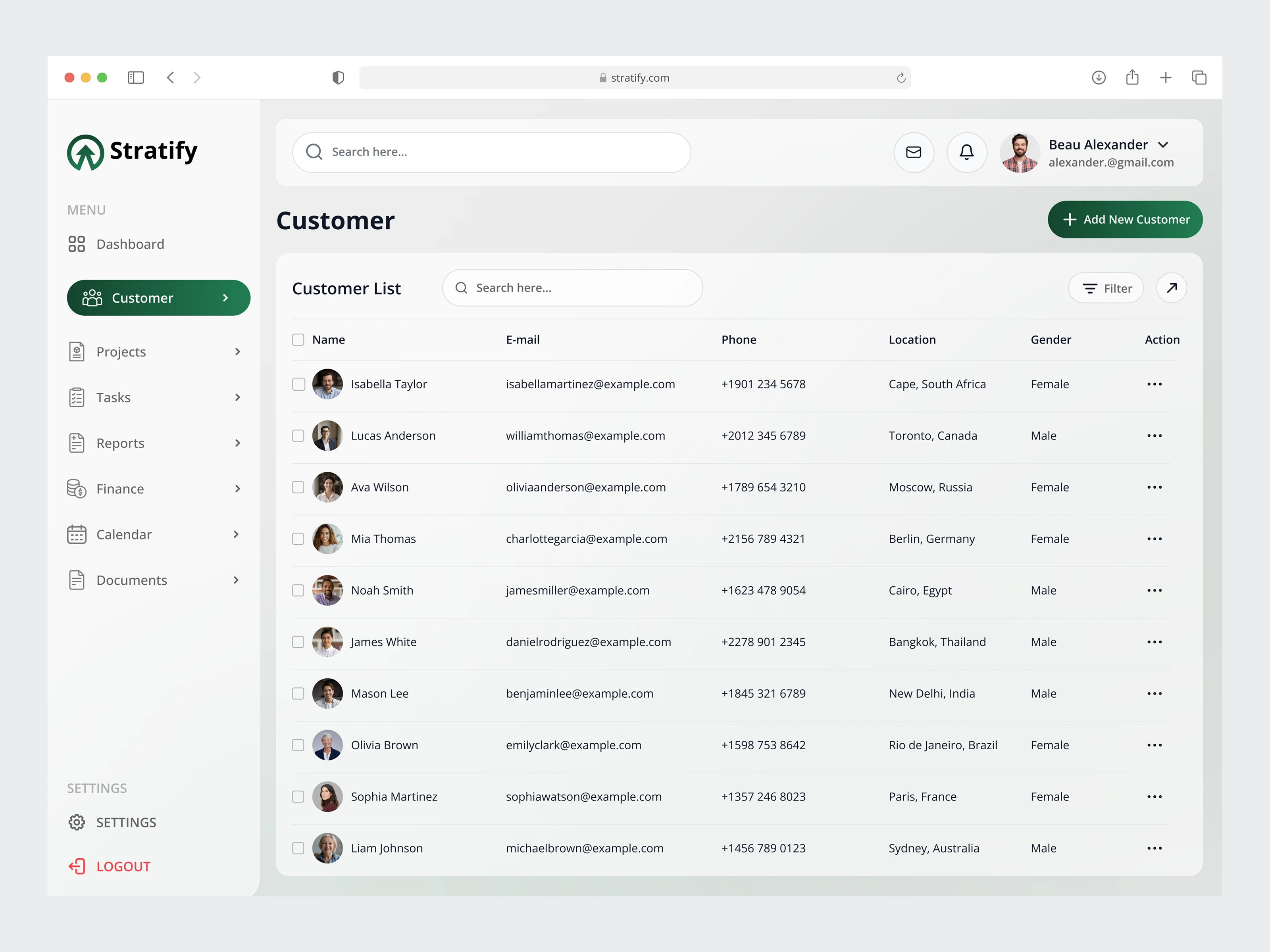 Admin Panel Customers List admin dashboard admin panel business dashboard crm design customer customer management customers list dashboard ui data table list modern design popular dashboard popular design product design saas dashboard top dashboard user management ux design web app design