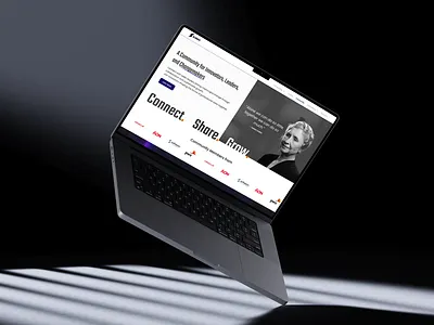 Modern Community Website for Growth & Collaboration branding design designexploration interactiondesign landingpagedesign minimaldesign productdesign ui uidesign webdesign