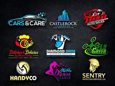 CREATIVE LOGO DESIGNS 3d 3d logo branding car logo construction logo creative logo graphic design handyman logo home logo illustration minimal logo minimalist logo real estate logo realestate logo resturunt logo roofing logo