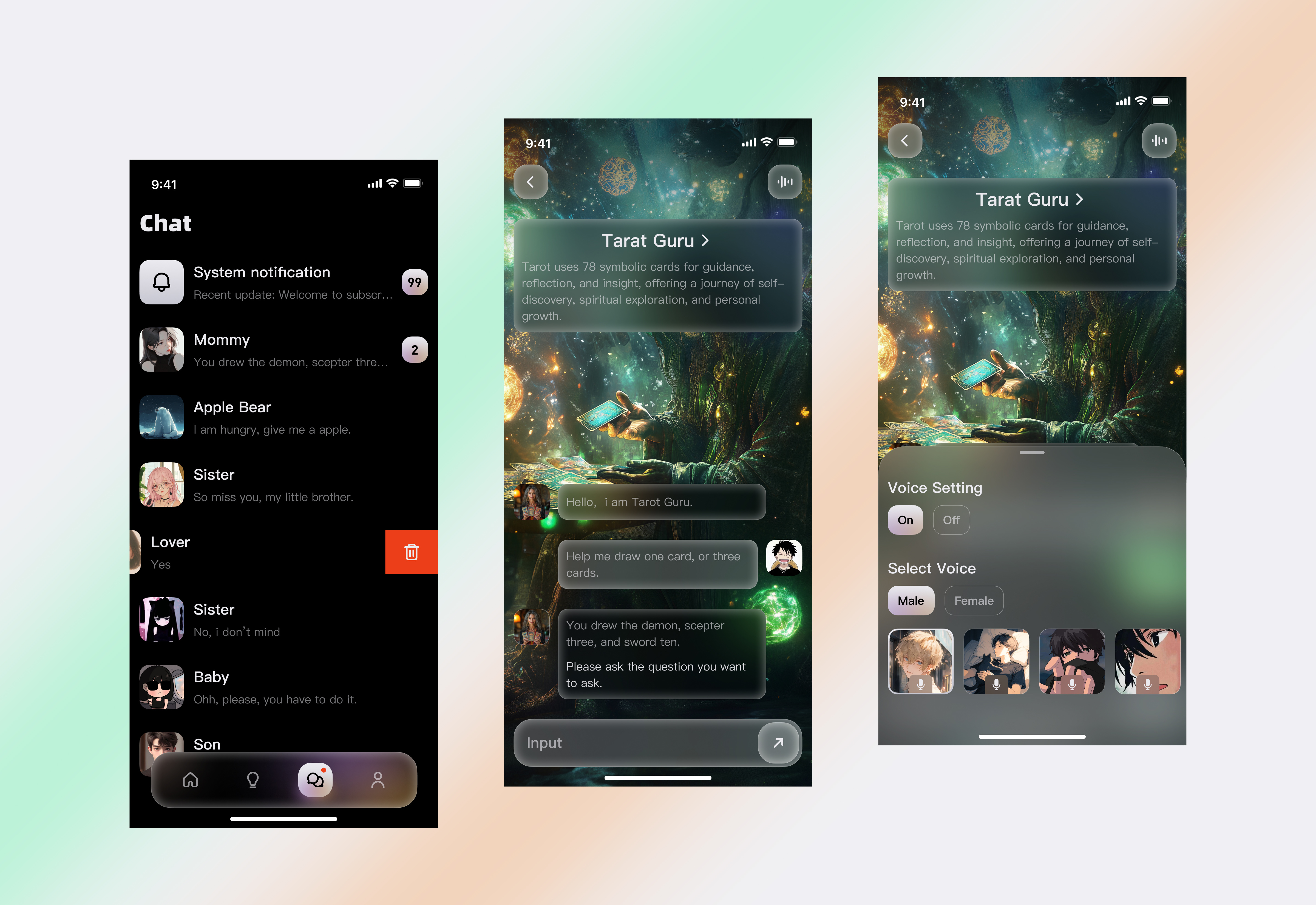 ChatAI · 2024 App Store · Independent & Original UI app design illustration logo mobile pm ui ux