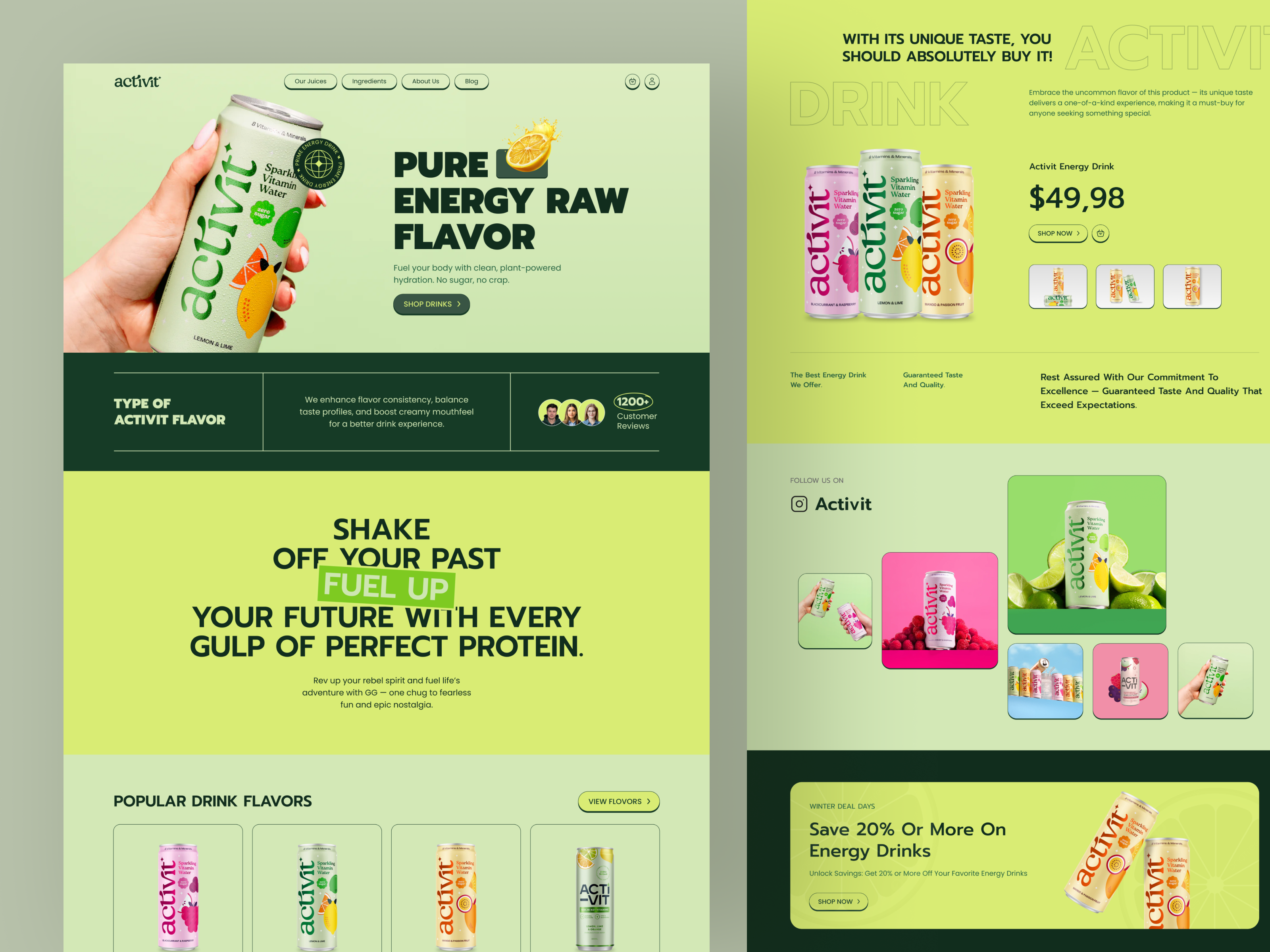Example of Ecommerce Website Design