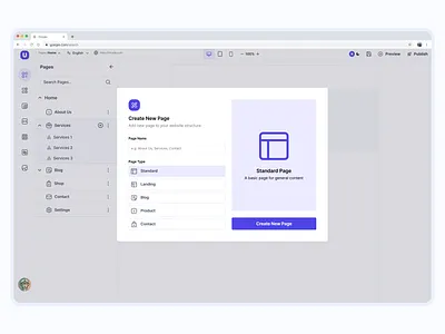 Theme Engine - Visual Umbraco website design branding builder clean create new page create theme creative design designer illustration landing page logo minimal popup theme design themebuilder themecustomization ui ui design visualeditor