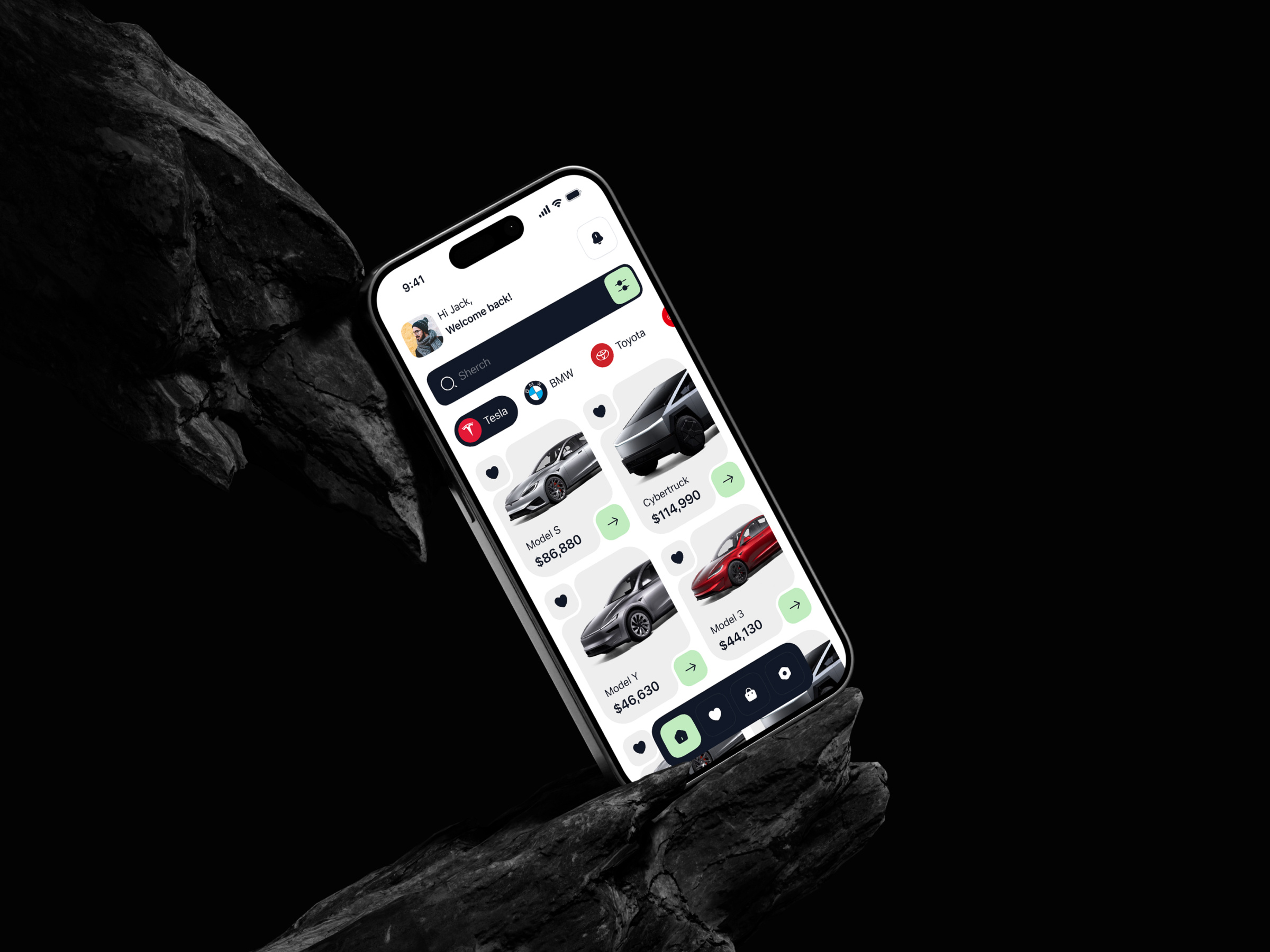Example of Mobile App UI Design