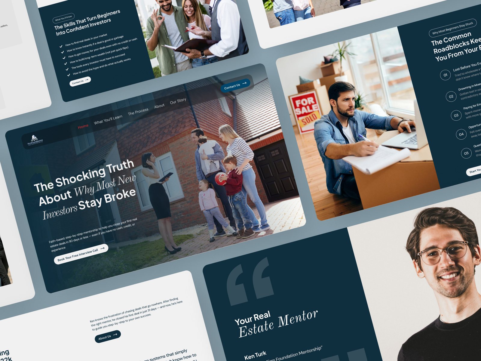 Firm Foundationrei Landing Page Design figma landing page product design ui ui design ui ux design user interface