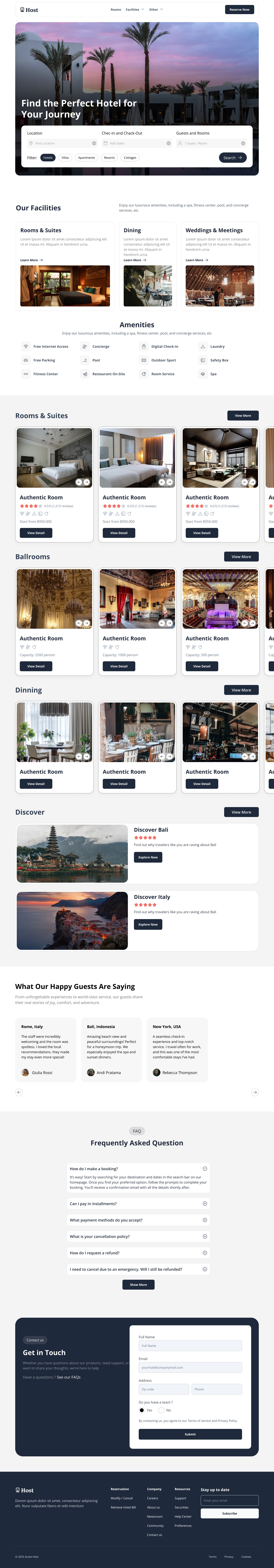 Example of Saa S Website UI/UX Design