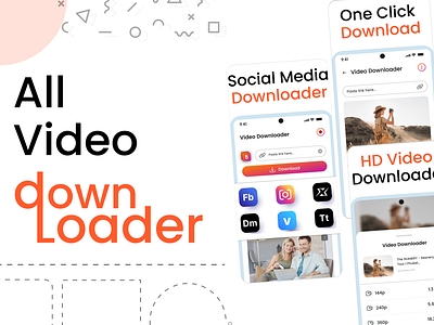All Video Downloader App Screenshots all video downloader all video downloader screenshot app showcase app store app store optimization app store preview app store screenshot apple store banners for app store graphic design play store play store screenshot playstore store preview preview design screenshot screenshots screenshots design video downloader video downloader app video downloader app screenshot