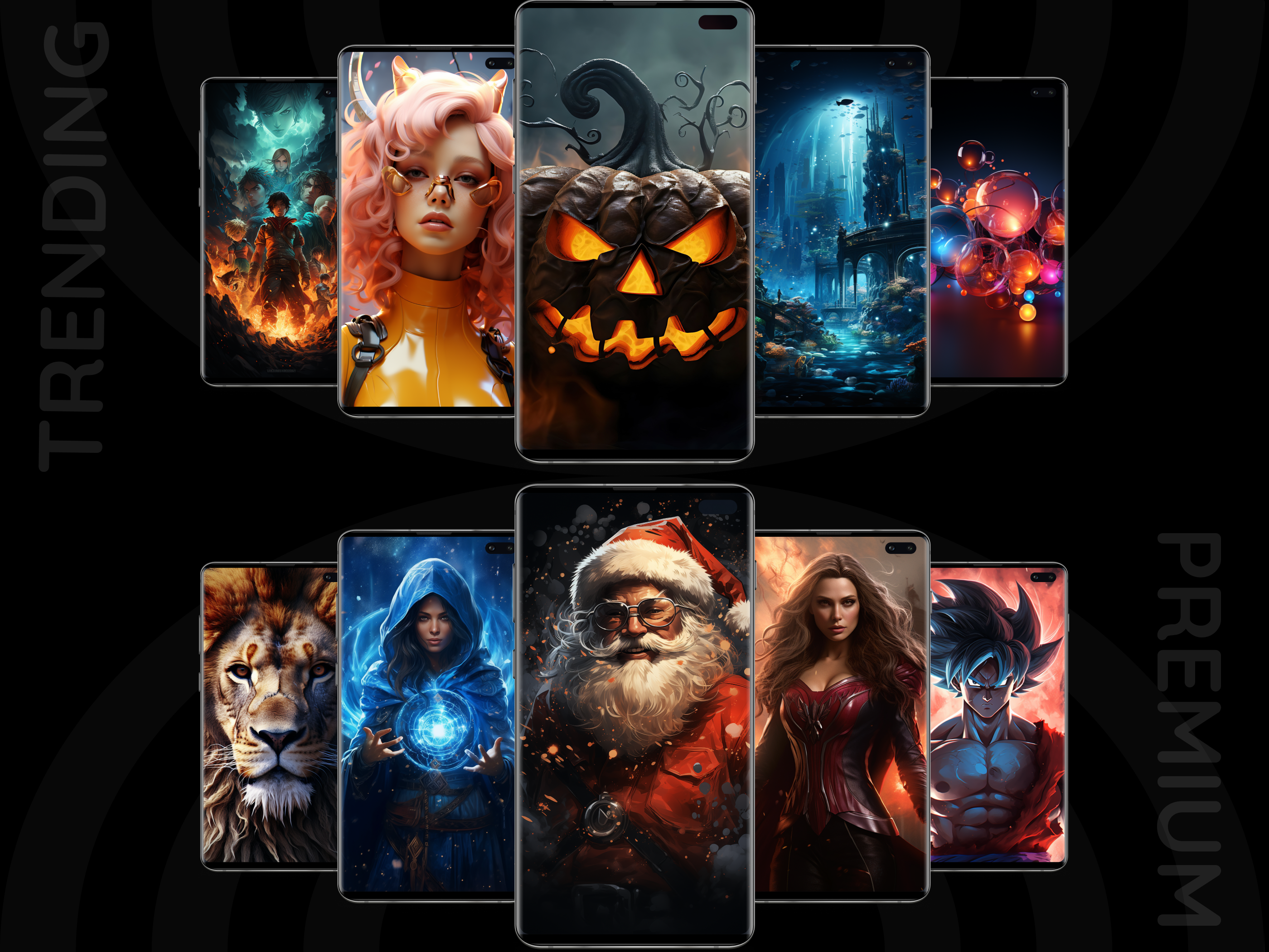 4k Wallpaper App Screenshot ai wallpaper app app design app showcase app store optimization app store preview appstore screenshots graphic design mobile app playstore screenshots premium promotional graphics screenshot screenshot design screenshots ui ui design uiux wallpaper app wallpaper app screenshot