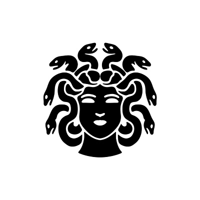 Medusa branding design graphic design logo medusa snake vector