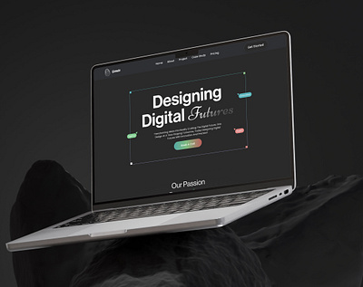 Digital Agency Website Design agency branding creative agency creative design design agency digital agency digital studio landing page marketing agency minimal ui ui desgin web design website design