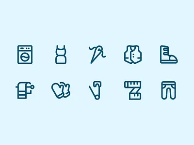 👗Clothes icon pack brand design clothes icon pack clothes icons set daily ui graphic design icon pack icon set ui interface