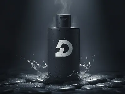 Minimal D Logo Product Presentation branding d d letter d logo graphic design letter d letter mark logo logo d logo design logo mockup logo presentation logo showcase monogram product mockup