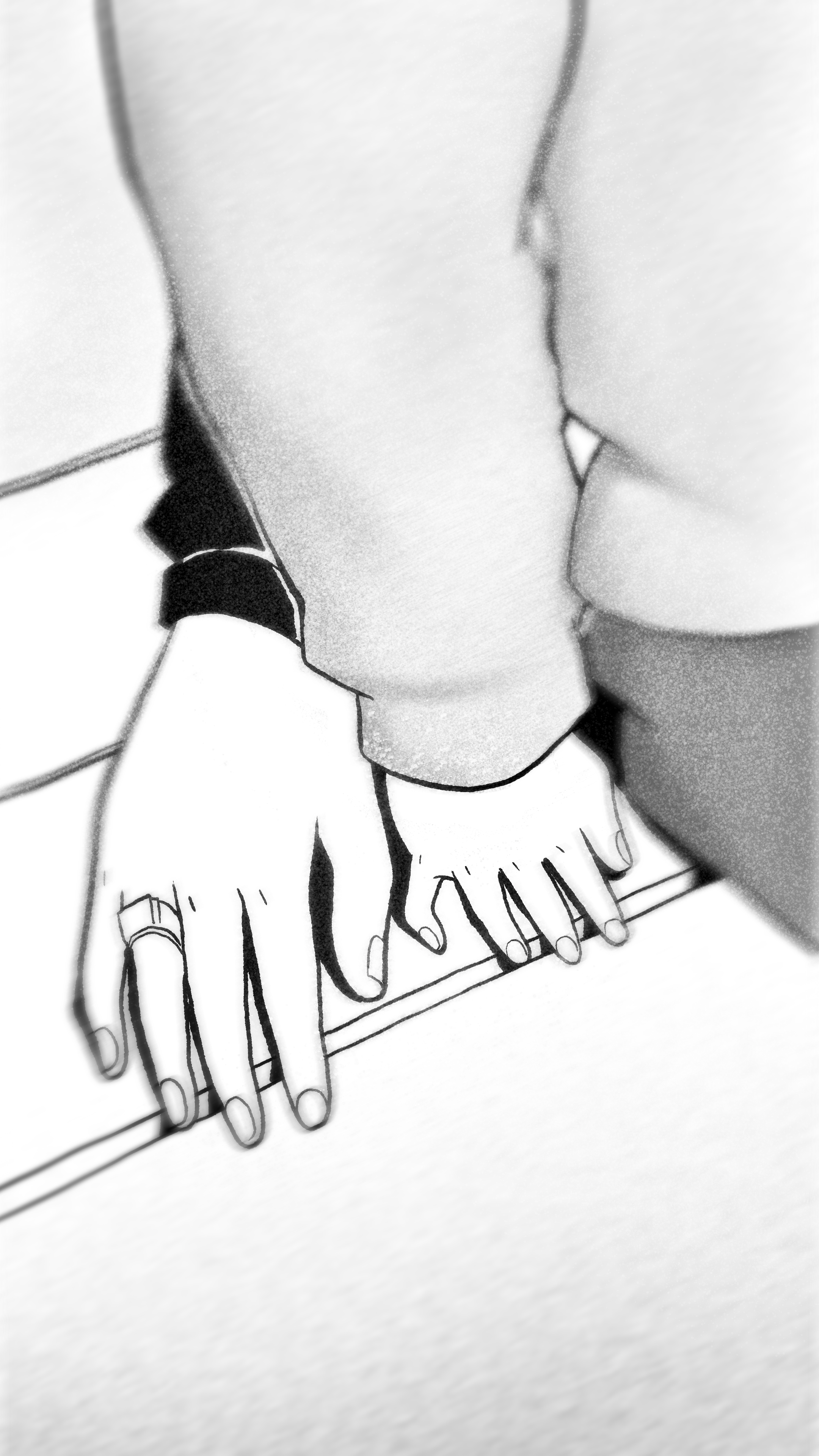 Hands design drawing family hands illustration love paris style