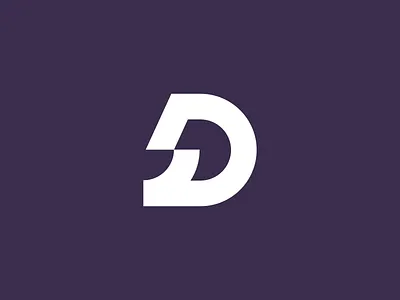 Modern D Monogram Letter Logo branding d d letter logo d logo d monogram graphic design letter d letter d logo letter mark logo logo d logo design logo inspiration minimal logo modern logo monogram monogram logo