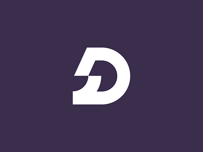 Modern D Monogram Letter Logo branding d d letter logo d logo d monogram graphic design letter d letter d logo letter mark logo logo d logo design logo inspiration minimal logo modern logo monogram monogram logo