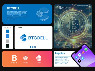 Bitcoin Logo | B + Earth Crypto Logo branding Design bitcoin btc crypto design digital earth finance financial logo money technology