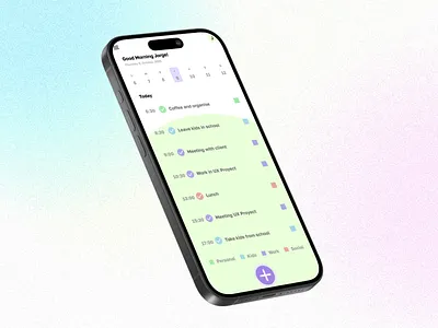 DailyUI 042 - To list or task manager dailyui figma graphic design mobile design mobile task manager task manager todolist uiux