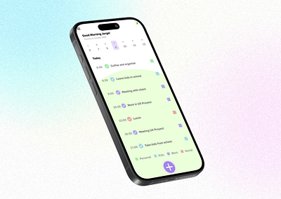 DailyUI 042 - To list or task manager dailyui figma graphic design mobile design mobile task manager task manager todolist uiux