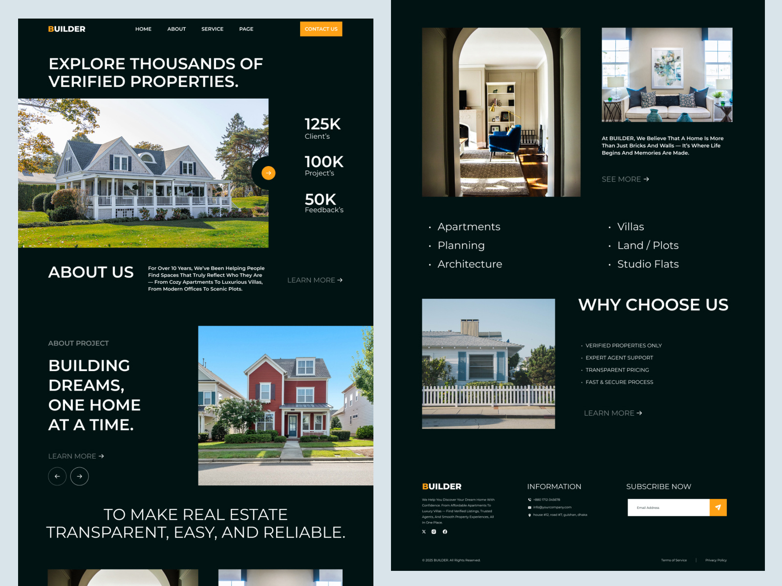 Real Estate Website UI — Modern, Clean & Trust-Focused Design rezaul tanvir tuhin