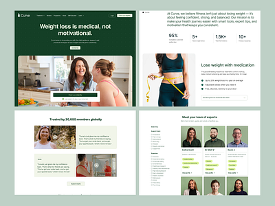 WeightLoss Website Design clinic website corporate website doctor website graphic design health website interactive website landingpage pharmacy website startup website telehealth telemedicine website ui ux web web design website weightloss wellness website