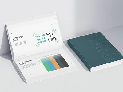 Eyr Lab - Healthcare Apparel Brand Guideline brand brand design brand guideline branding eyr lab guideline health healthcare healthcare brand design hospital logo logo design medical medical apparel medicine meds scrub scrubs typography visual identity